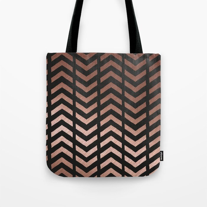 chevron tote bag