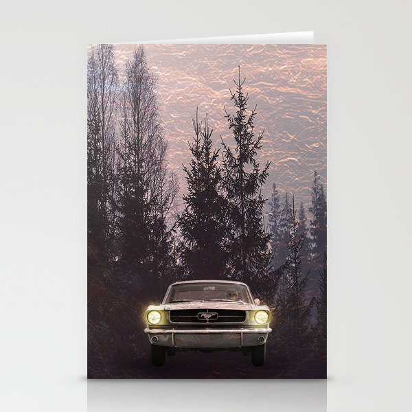 Vintage Mustang Pines Stationery Cards