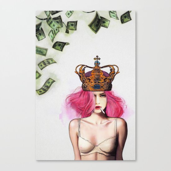 Queen Bitch Canvas Print