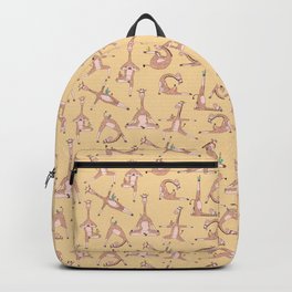 Giraffasanas - Yoga with Cute Giraffes Backpack