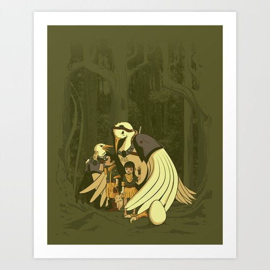 Aviary Adoption Art Print