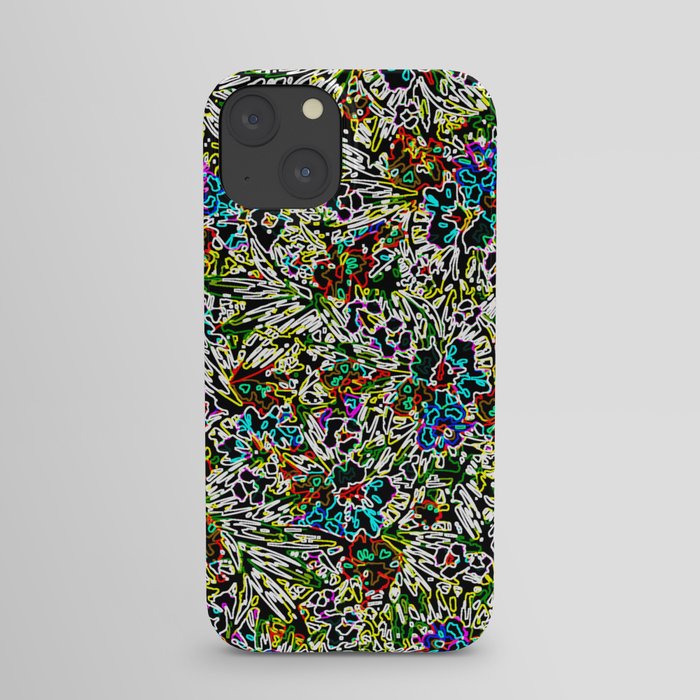 Colorful Abstract Patterns iPhone Case