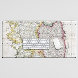 Illustrated Map Map of Ireland - Rocque - 1794 Desk Mat