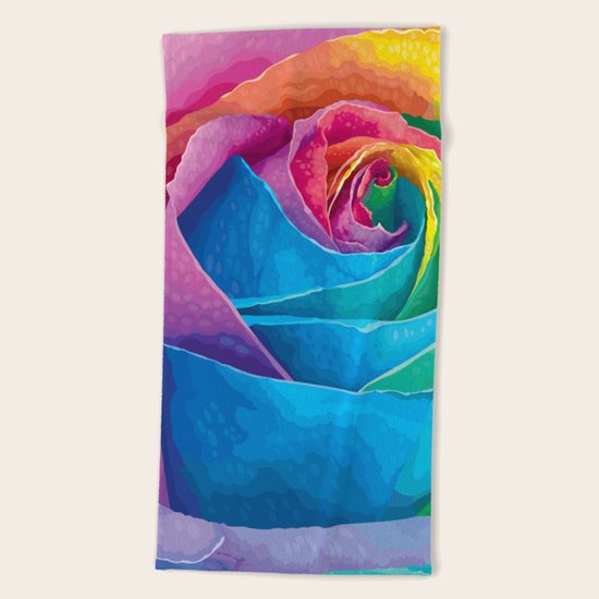 Rose Beach Towel