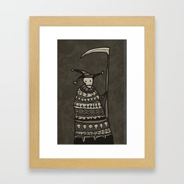 Death Jester Framed Art Print