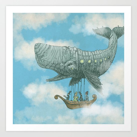Tea at 2,000 Feet (color option) Art Print