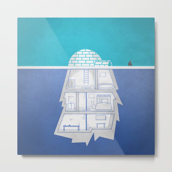 igloberg Metal Print