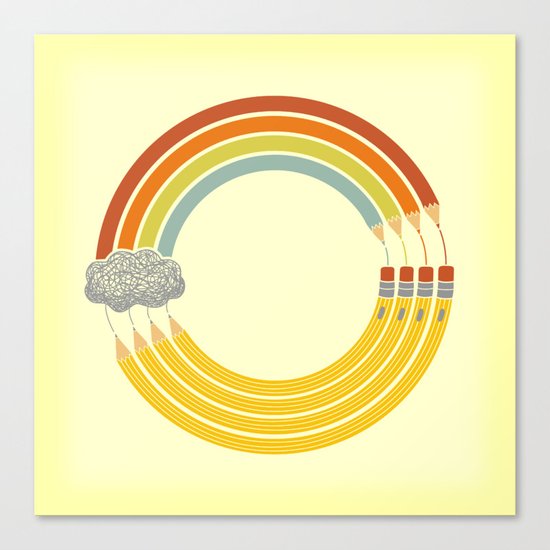 The Infinite Doodle Canvas Print