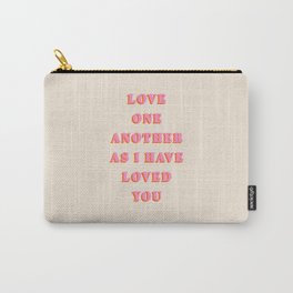 John 13 34 Bible Verse Love One Another As I Have Loved You Scripture Wall Art Christian Quote Decor Carry-All Pouch | Religious, Bible, Scriptureprint, John, Lord, Christianwallart, Bibleverse, Gospel, Motivational, Christianhousegift 