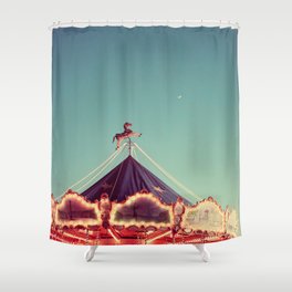 Crescent Moon Over Paris #2 Shower Curtain