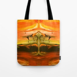 Heaven and Hell Orange Tote Bag