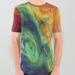 Abstract 131 All Over Graphic Tee