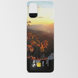 A Blue Ridge Sunset Android Card Case