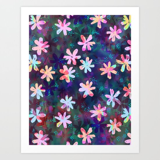 Montauk Daisy - Night Art Print