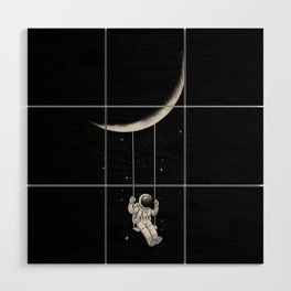 Moon Swing Wood Wall Art