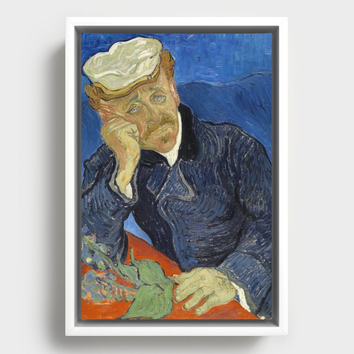 Vincent van Gogh "Dr. Paul Gachet" Framed Canvas