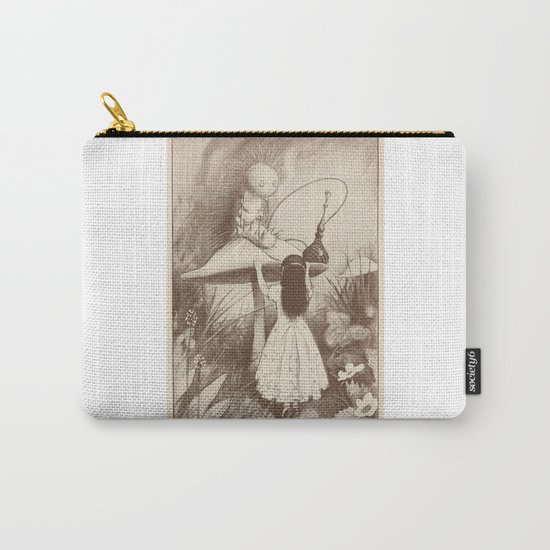 Alice in Wonderland With the Caterpillar Carry-All Pouch