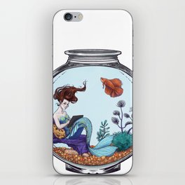 MerMay2021: Aqua Mermaid iPhone Skin