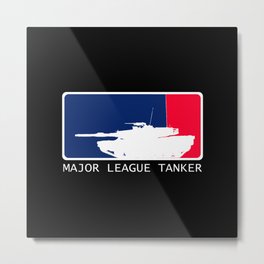 M1 Abrams - Major League Tanker Metal Print