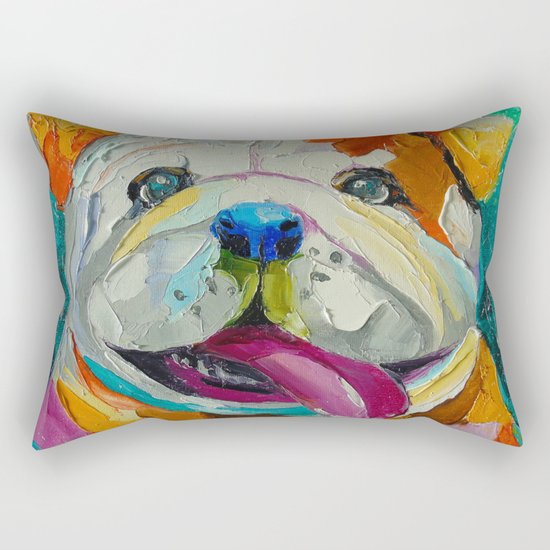 The smile of a friend Rectangular Pillow