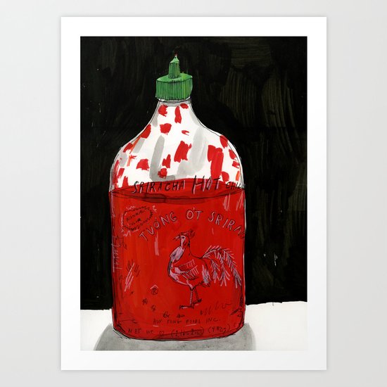 Hot Sauce Art Print