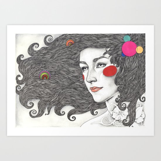 Saoirse Ronan Art Print