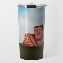 We are our mountains Travel Mug