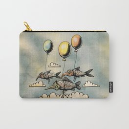 Flying Fishes Carry-All Pouch