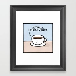 Joseph Framed Art Print