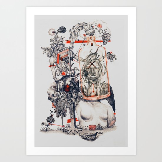 "untitle" Art Print