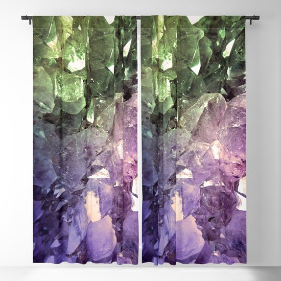 Two Tone Crystal Geode Blackout Curtain By Sexyeyes69 Society6