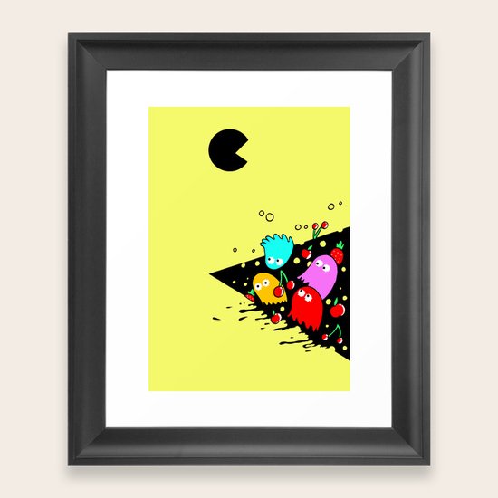 GREEDY Framed Art Print
