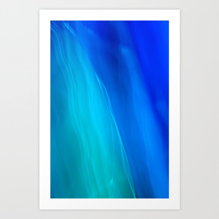 Blue Ocean abstract Art Print