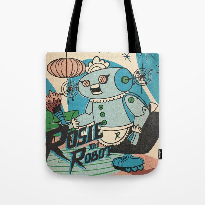 Rosie The Robot Tote Bag