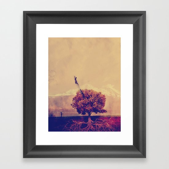 Mom? wtf? Framed Art Print