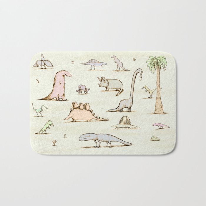 Dinosaurs Bath Mat