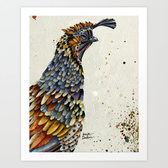 QUAIL KREIOS 2 Art Print