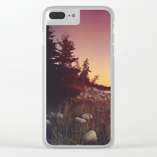 Sunset By the Sea Clear iPhone Case