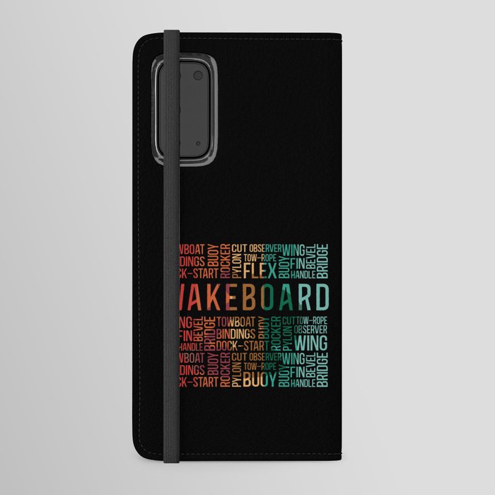 Wakeboard Quote Wakeboarder Wake Wakeboarding Android Wallet Case