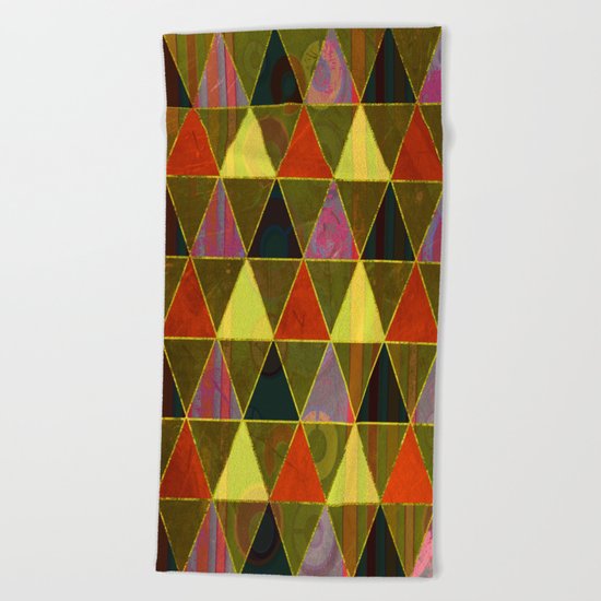 Abstract #474 Beach Towel