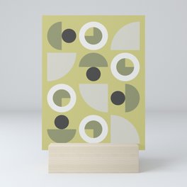 Classic geometric arch circle composition 35 Mini Art Print