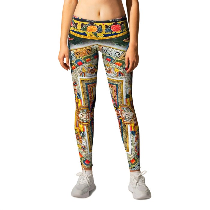 Mandala Buddhist 5 Leggings