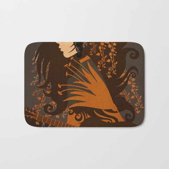 Mujer floral II Bath Mat