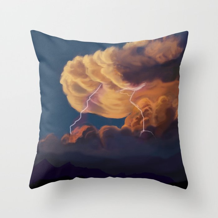 Storm Throw Pillow