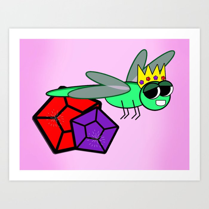 The Queen Bug  Art Print