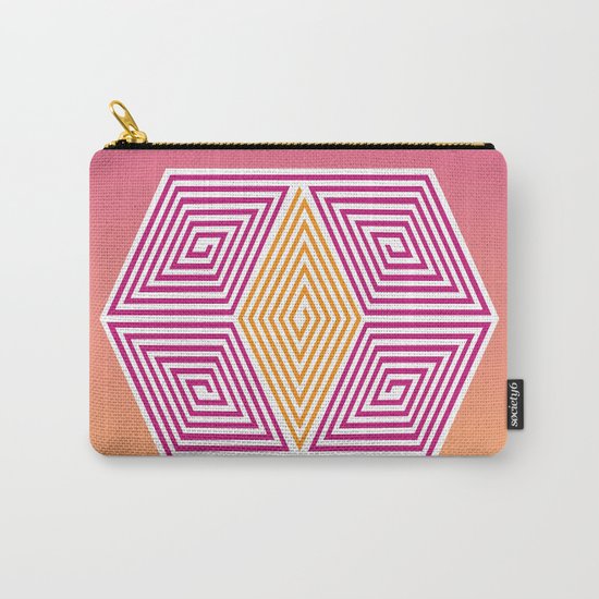 Geometric lines Carry-All Pouch