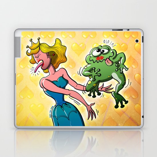 Disgusting Kiss for a Princess Laptop & iPad Skin
