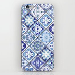 Mediterranean Decorative Tile Print II iPhone Skin