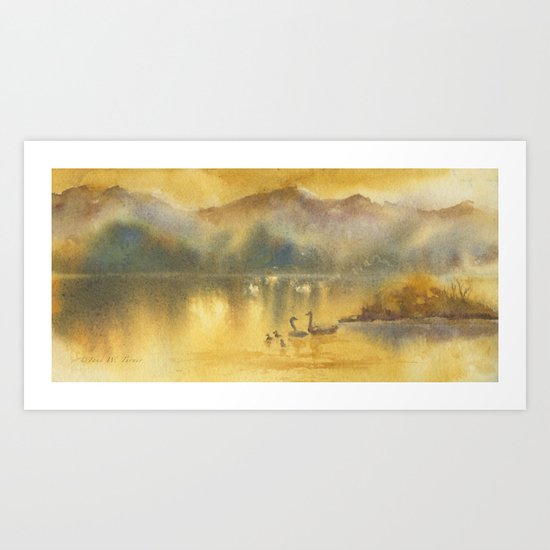 Golden Sunrise Art Print
