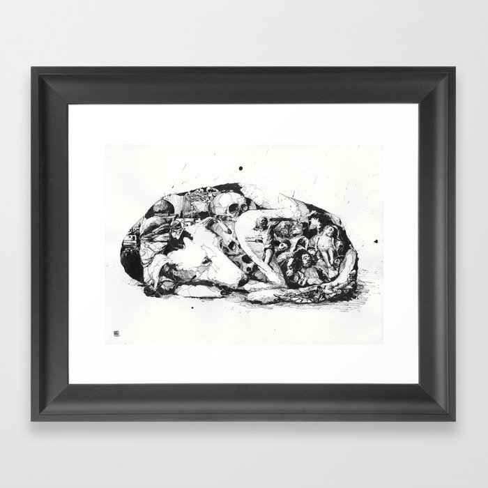 Chaos And Order 3 Framed Art Print By Simonsprints Society6 Chaos And Order 3 Framed Art Print